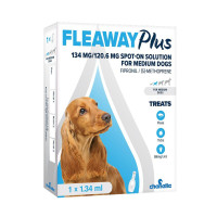Fleaway Plus Medium Dog 134mg 1S